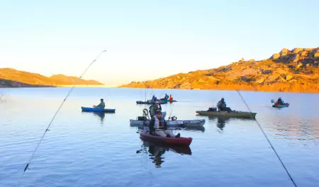 Inicia en la presa "Las Auras" de Tecate el calendario oficial de pesca deportiv