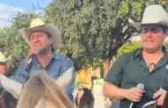 Juli�n �lvarez y Alfredo Olivas sorprenden en una cabalgata en Jalisco
