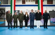 Reconoce alcaldesa Claudia Agat�n labor de la Fuerza A�rea Mexicana