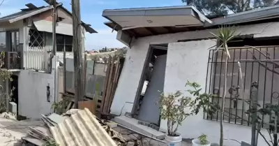 Deslizamiento de tierra en la colonia S�nchez Taboada