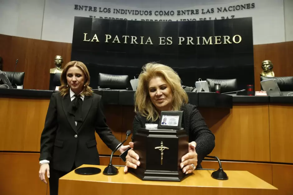 Pide Margarita de S�nchez, viuda del senador Gustavo S�nchez, razonar las decisiones que tomen en el Senado