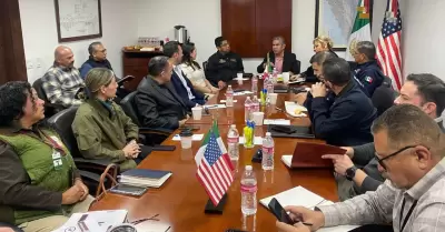 Coordinaci�n con agencias de Estados Unidos para fortalecer seguridad fronteriza