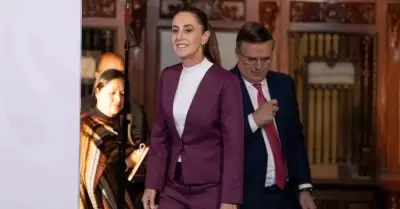 Claudia Sheinbaum y Marcelo Ebrard