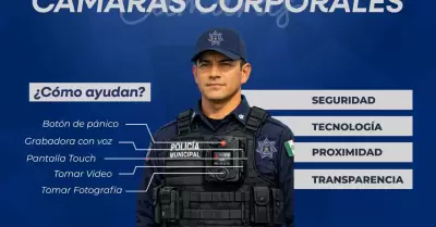 Uso de c�maras corporales en la Polic�a Municipal