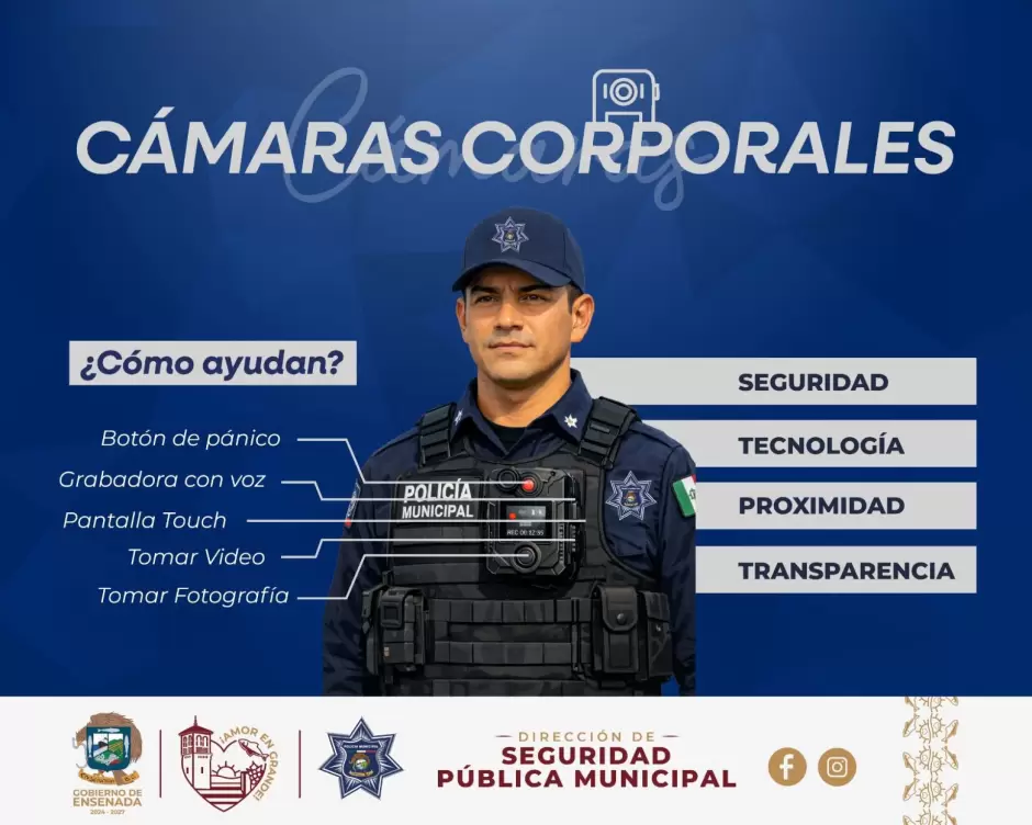 Uso de c�maras corporales en la Polic�a Municipal