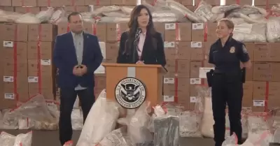 Reportan reducci�n del 93% en detenciones y del 56% en decomisos de fentanilo