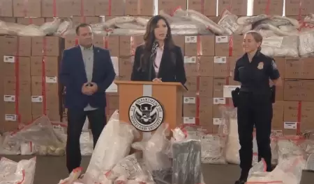 Reportan reducci�n del 93% en detenciones y del 56% en decomisos de fentanilo