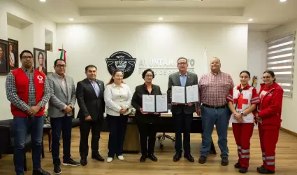 Convenio de colaboraci�n con Cruz Roja Mexicana