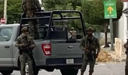 Operativo en Ahome, Sinaloa