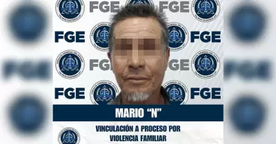 Vinculado a proceso con prisi�n preventiva por violencia familiar