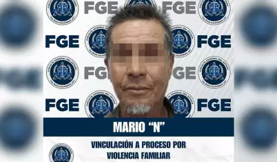 Vinculado a proceso con prisi�n preventiva por violencia familiar