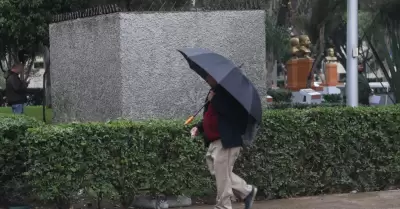 Pron�stico de lluvias a partir del lunes