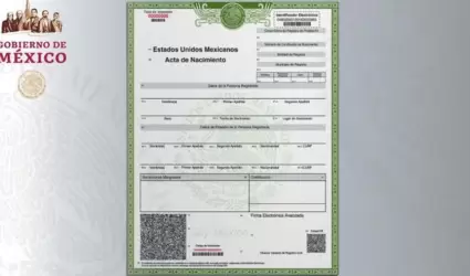 Actas de nacimiento