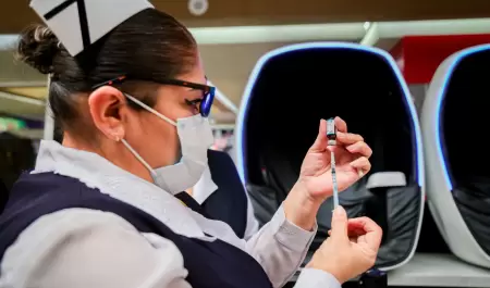 Protecci�n de la salud con vacunaci�n contra el sarampi�n