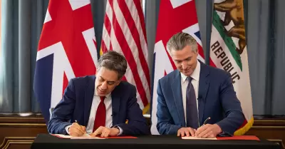 Gavin Newsom impulsa alianza clim�tica con el Reino Unido