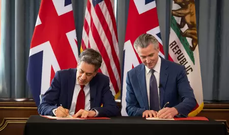 Gavin Newsom impulsa alianza clim�tica con el Reino Unido