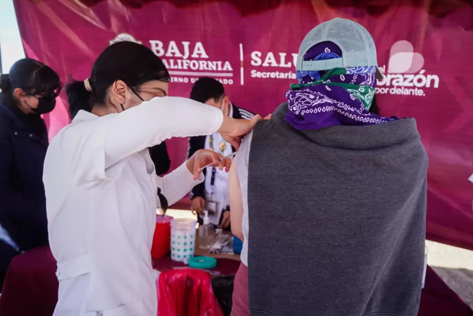 Intensifican vacunación contra el sarampión en campos agrícolas de Baja California