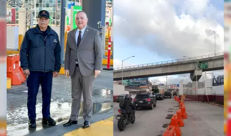 Coordinaci�n entre Estado y Federaci�n agiliza cruce fronterizo en El Chaparral