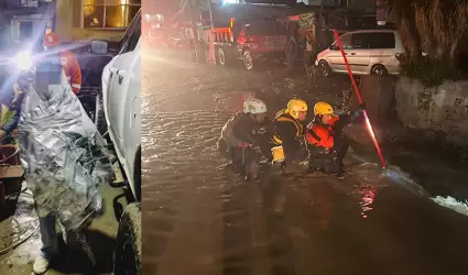 Rescatan a menor arrastrada por la corriente; contin�a b�squeda de hombre en El