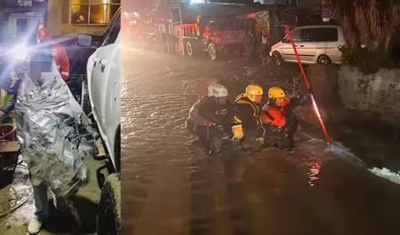 Rescatan a menor arrastrada por la corriente; contin�a b�squeda de hombre en El