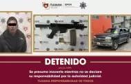 Detiene Polic�a Municipal a sujeto tras persecuci�n; aseguran fusil y veh�culo en la colonia S�nchez Taboada*