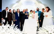 Une gobierno de Claudia Agat�n a 438 parejas en la ceremonia de matrimonios colectivos