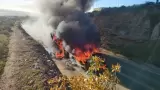 Veh�culo incendiado