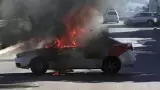 Veh�culos incendiados en distintos puntos de Tijuana