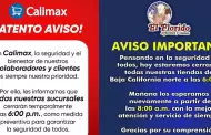 Comercios de Baja California cierran anticipadamente este domingo por hechos de violencia