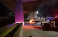 Incendiaron veh�culo en la avenida Internacional durante la noche