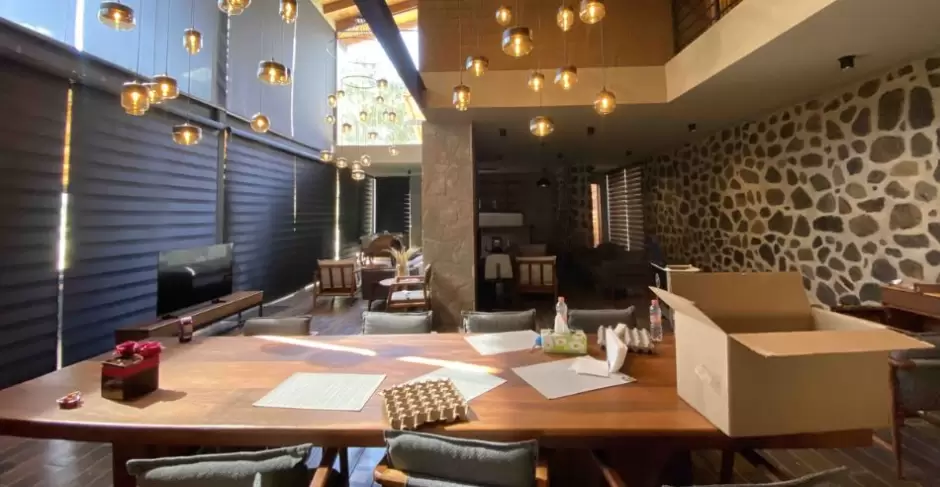 Aspectos de Tapalpa Country Club, lugar donde viv�a presuntamente "El Mencho". La casa se ubicaba en el n�mero 39 en este club privado de residencias