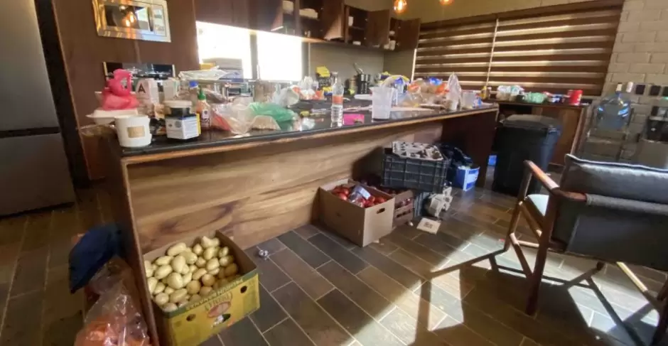 Aspectos de Tapalpa Country Club, lugar donde viv�a presuntamente "El Mencho". La casa se ubicaba en el n�mero 39 en este club privado de residencias.