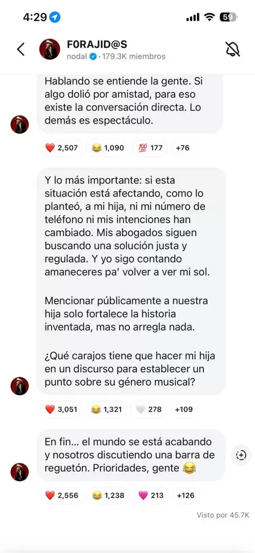Christian Nodal responde a Cazzu sobre pol�mica canci�n "Rosita"