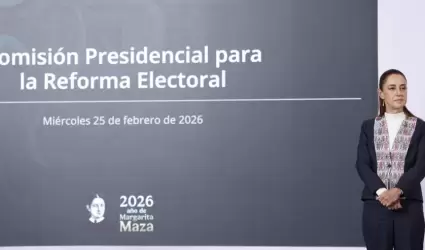 Presenta Claudia Sheinbaum la reforma electoral