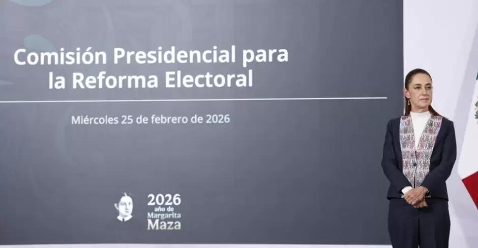 Presenta Claudia Sheinbaum la reforma electoral