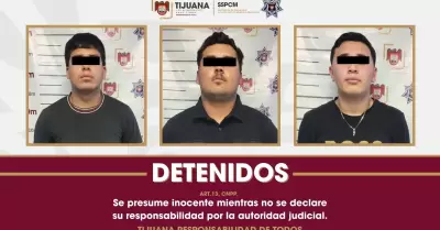 Detenidos por robo con violencia a transe�nte