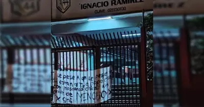 Narcomantas atribuidas a menores de entre 13 y 14 a�os