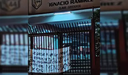 Narcomantas atribuidas a menores de entre 13 y 14 a�os