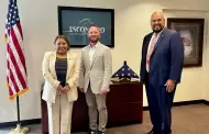 Productiva reuni�n de la diputada Evelyn S�nchez con el Vice alcalde de Escondido, California, Joe Garc�a