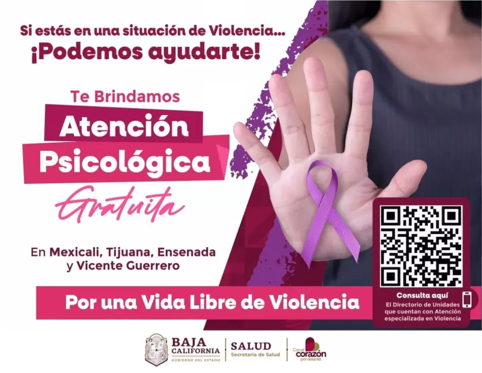 Invitan a solicitar apoyo profesional en casos de violencia de género