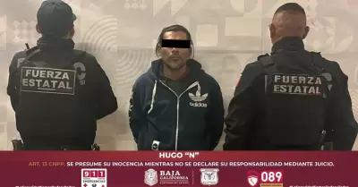 Detienen agentes de la Fuerza Estatal a presunto pederasta en Tijuana