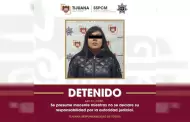 Asegura Polic�a Municipal de Tijuana a mujer por el delito de lesiones en la colonia Rancho La Higuerita