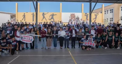 Inaugura Cobach BC techumbre en el plantel Miguel Hidalgo y Costilla