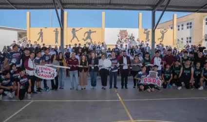 Inaugura Cobach BC techumbre en el plantel Miguel Hidalgo y Costilla