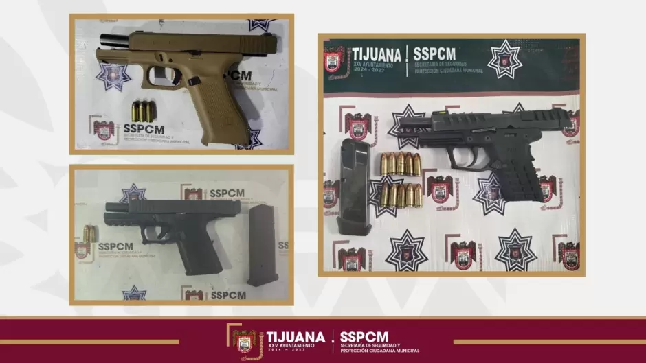 Detenidos por portaci�n de arma de fuego