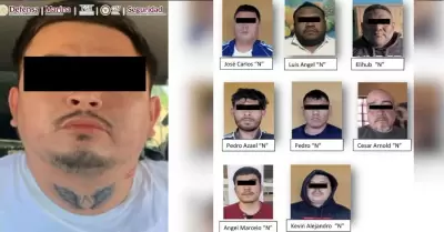 Capturan a "El Lexus" y 8 personas m�s