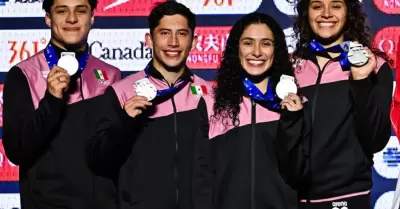 Osmar Olvera, Randal Willars, Gabriela Ag�ndez y Aranza V�zquez.