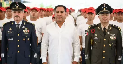 Eduardo Ram�rez, gobernador de Chiapas