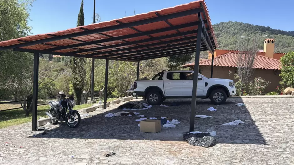 Inmueble atribuido a "El Mencho" luce abandonado tras operativo federal