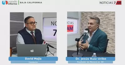 Entrevista en el programa Noticias 7 AM con David Mej�a, a Jes�s Ruiz Uribe, fun